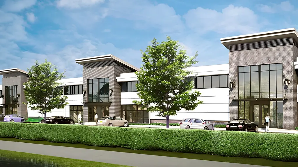 Modern commercial building architectural design